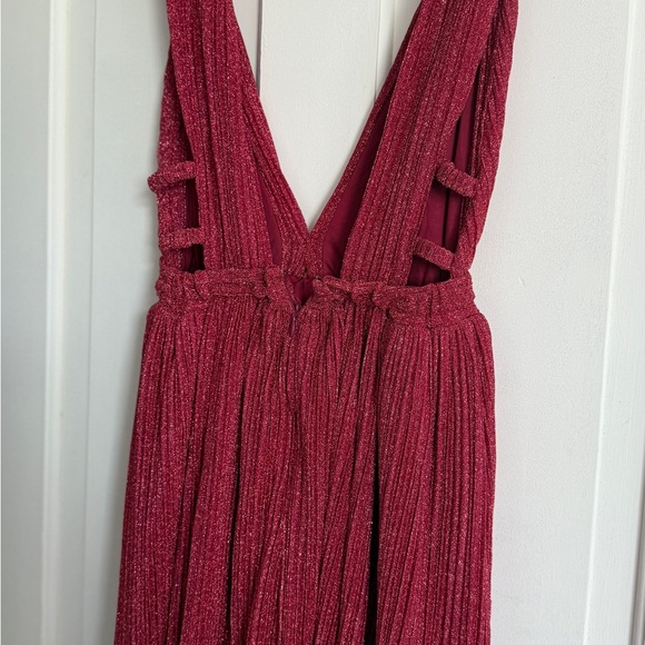 Revolve Line & Dot Deep V Maxi Dress Evening Gown – Size XS - Picture 8 of 9